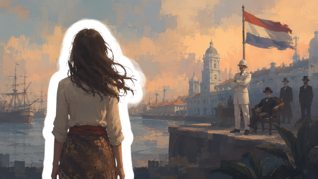 Ilustrasi cerpen Nasib Hindania karya Moh Hatta