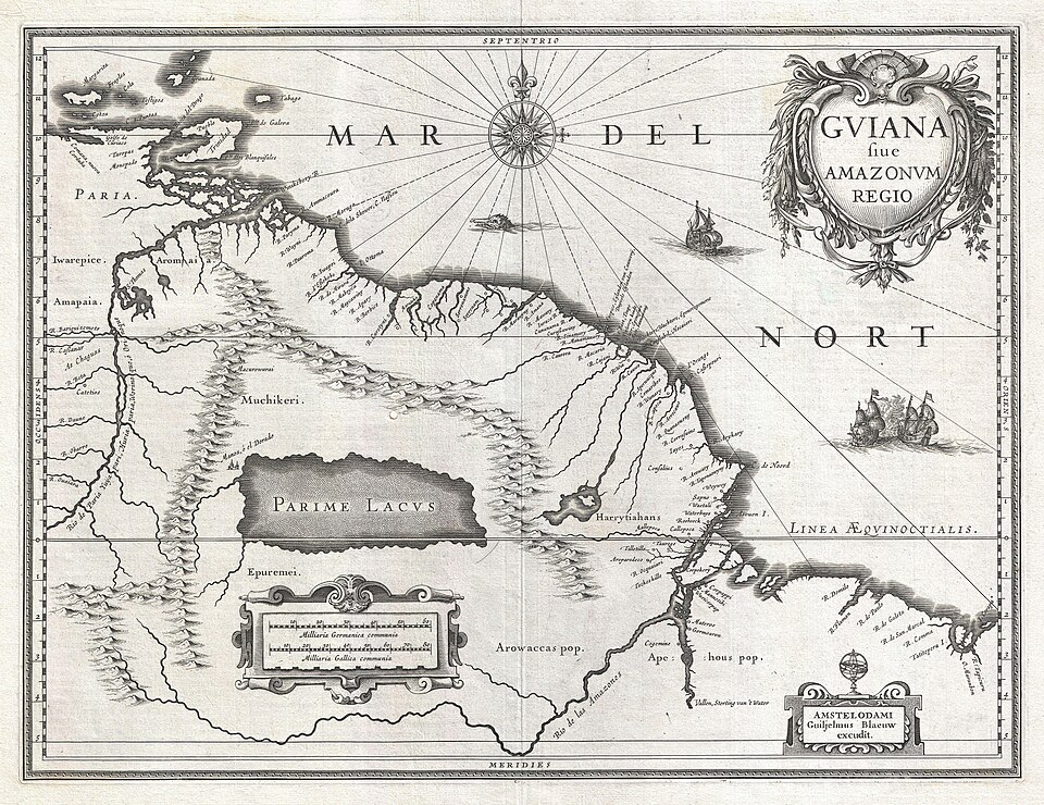 Peta El Dorado G. Blaeu