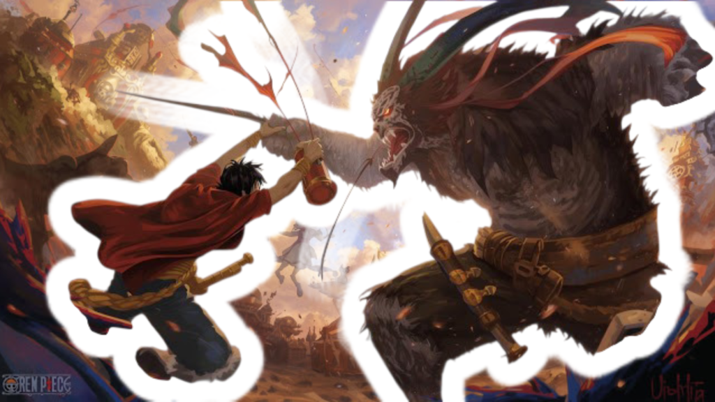 Ilustrasi psywar dalam serial One Piece