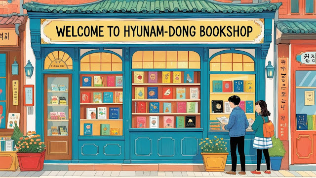 Ilustrasi buku welcome to the hyunam-dong bookshop
